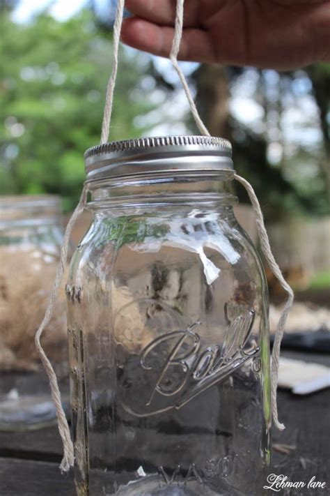 Mason Jar Lantern Simple DIY How To Make Video Lehman Lane