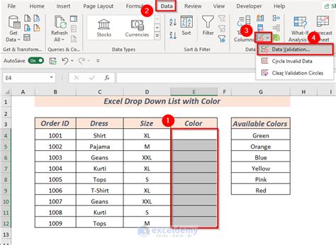 How To Create Drop Down List In Excel Table At Dora Shockey Blog