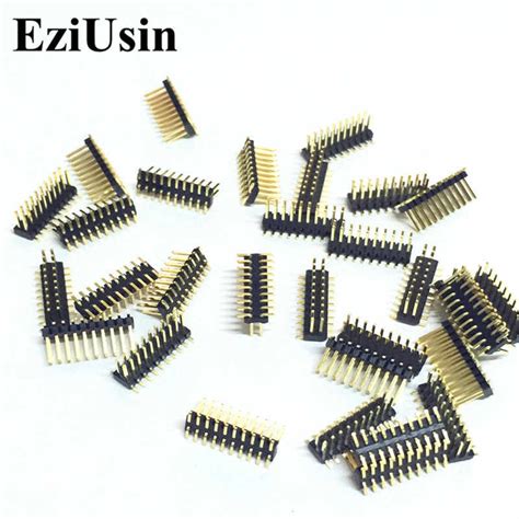 Pcs Smd Smt Pin Double Row Male Pin