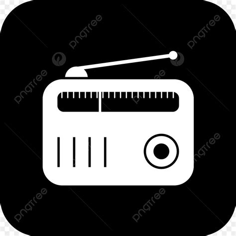 Vector Radio Icon Radio Icons Radio Radio Set Png And Vector With