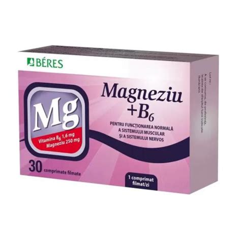 Magneziu B Comprimate Filmate Beres Bebe Tei