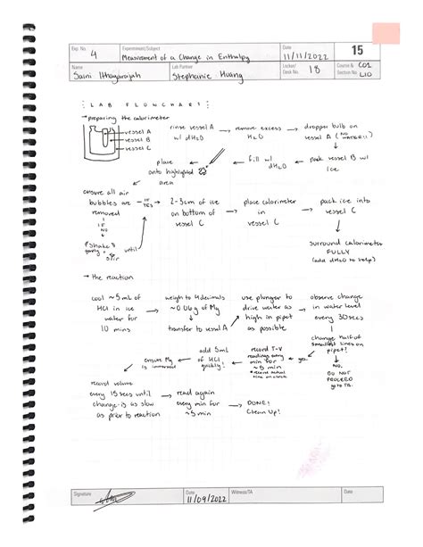 Lab Flowchart Exp Chem A Studocu