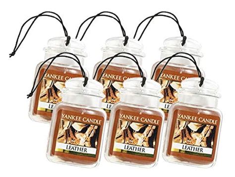 Yankee Candle Leather Ultimate Car Jar - (Pack of 6) - Walmart.com