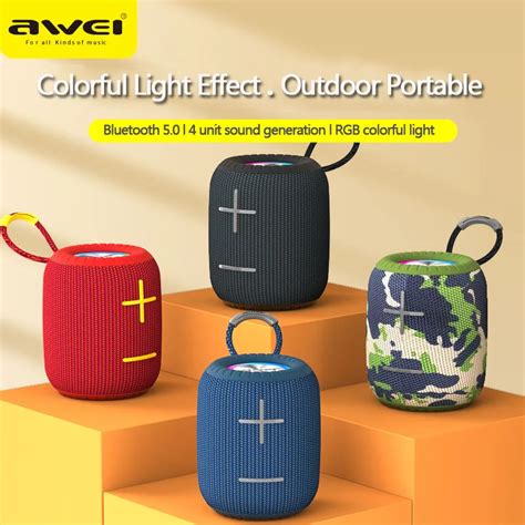 Awei Y526 TWS Wireless Bluetooth Speaker Portable Outdoor Hifi