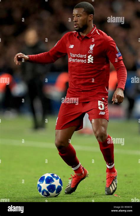 Georginio Wijnaldum Liverpool Stock Photo Alamy