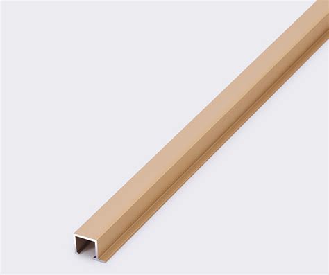 Wall Panel Profile Anodised Metal Trim U Shape Edging Strip For Tiles China Building Material