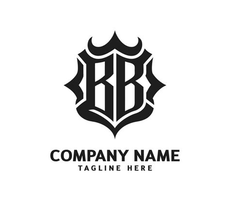 Bb Modern Monogram Logo Premium Ai Generated Vector