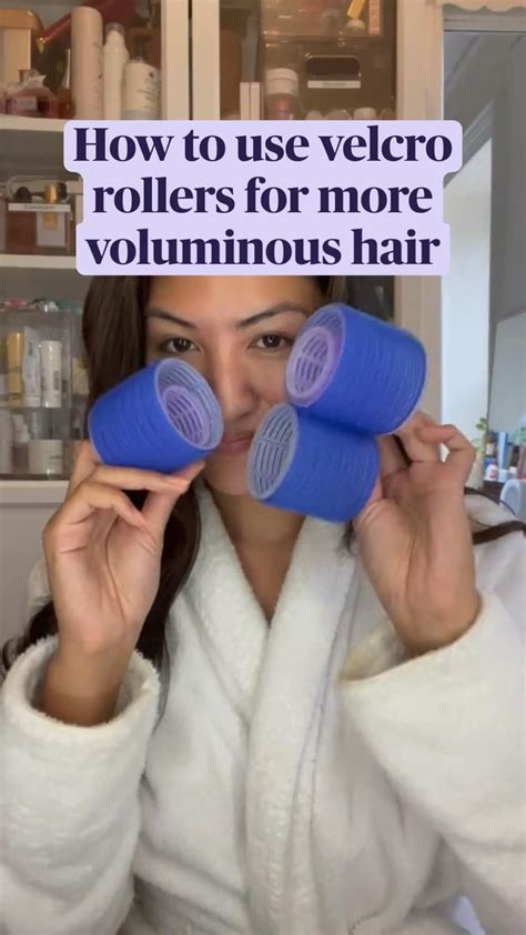 How To Use Large Velcro Rollers For Voluminous Hair Velcro Hair