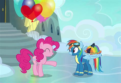 1237405 Balloon Clothes Derpibooru Import Food Pie Pinkie Pie