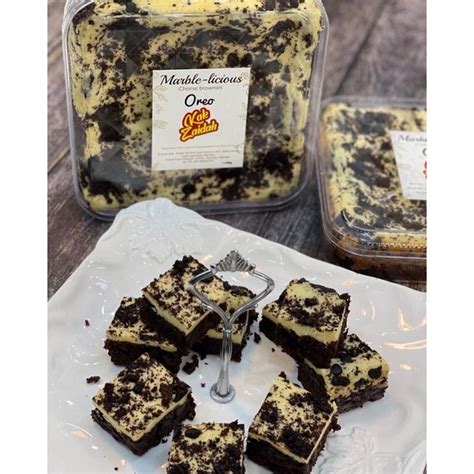 Kek Marble Cheese Oreo By Kak Zaidah Shopee Malaysia