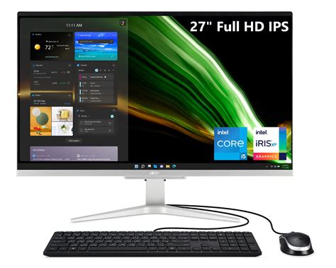 Acer Aspire C27 1655 Uri5 Aio Desktop 27 Full Hd Ips Display 11th