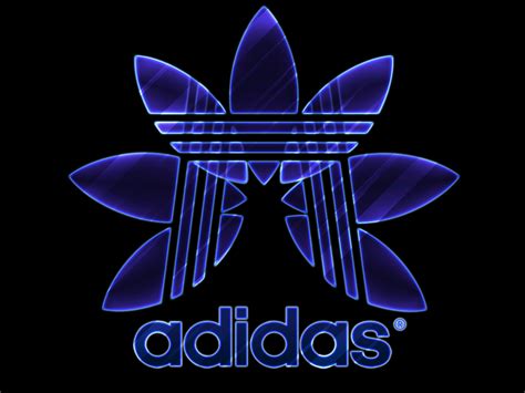 Blue adidas Logos