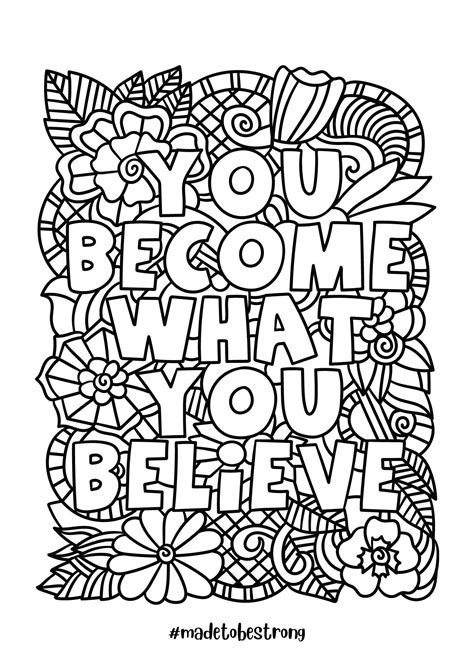 Quote Coloring Pages Easy Coloring Pages Printable Coloring Pages