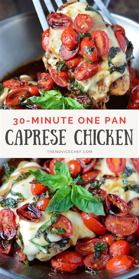 30 Minute One Pan Caprese Chicken Artofit