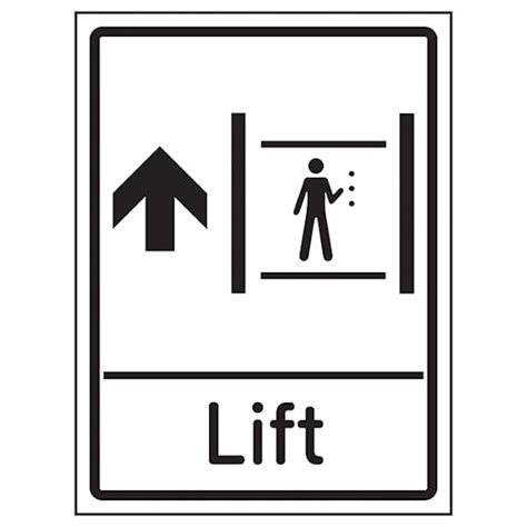 Stairs Lift Signs General Information Signs Safety Signs 4 Less