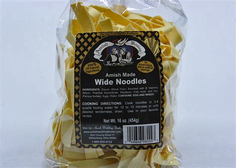 Wide Noodles Taste Of Amish