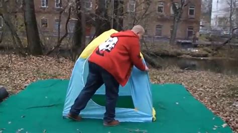 Палатка для зимней рыбалки Стэк 1 - YouTube