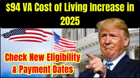 VA Cost Of Living Increase By 94 In 2025 Check New Eligibility