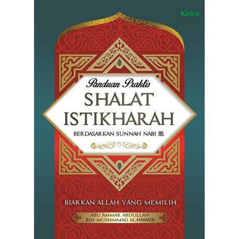 Jual Buku Panduan Praktis Shalat Istikharah Berdasarkan Sunnah Nabi