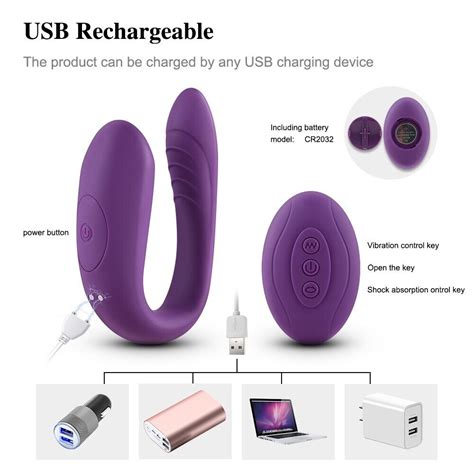 Rechargeable U Shape G Spot Dildo For Women Sex Toy Couple Musturbator