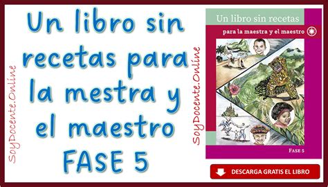 Descarga En Pdf Gratis Un Libro Sin Recetas Para La Maestra Y El