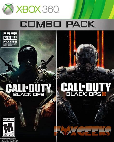 Call Of Duty Black Ops 1 And Black Ops 3 [xbox 360] Fox Geeks