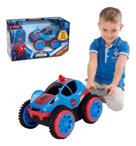 Carro De Controle Remoto Spider Flip Homem Aranha Fun Es Frete Gr Tis