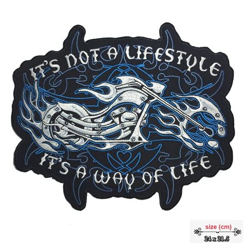 Lifestyle Chopper Rider Giant Large Back Patch Xl Etsy