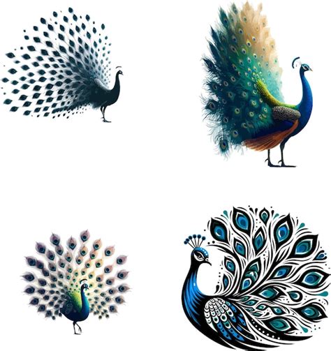 Peacock Premium Ai Generated Vector