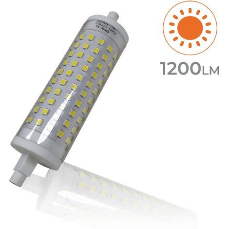 Bombilla LED R7S 15W 118mm 1200LM 360º Regulable Blanco Neutro 4500K