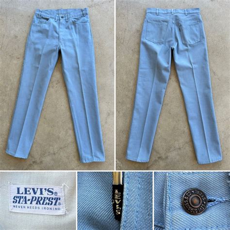 S Levis Big E Sta Prest W L Pants Usa Blue Mo Gem