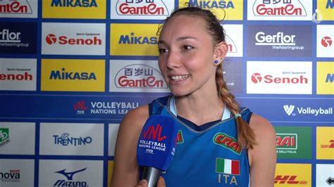 VNL Femminile 2019 Le Parole Di Elena PIetrini Dopo La Vittoria Sulla