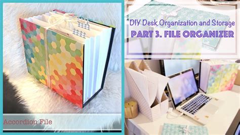 Diy File Organizer From Recycled Box Desk Organization And Storage