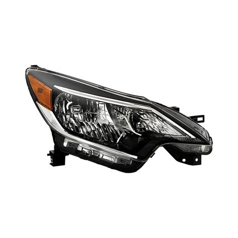 Spyder HD JH NVN17 OE R Passenger Side Black Factory Style Headlight