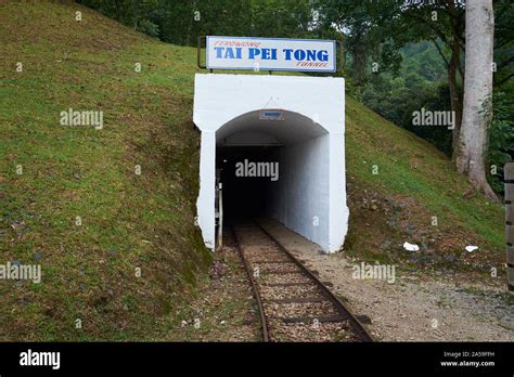 The Front Entrance To An Old Tin Mine Tunnel Now A Museum In The Town