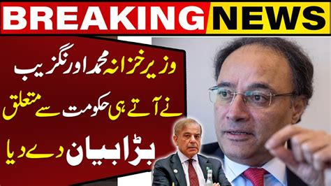 Finance Minister Muhammad Aurangzeb S Big Statement About Government