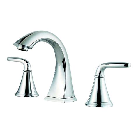 Reviews For Pfister Pasadena 8 In Widespread 2 Handle Bathroom Faucet In Polished Chrome Pg 1