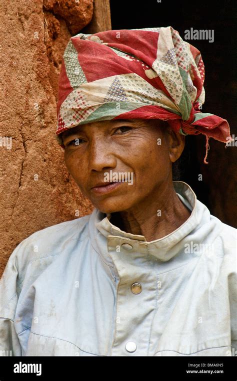 Malagasy Peasant Woman Madagascar Stock Photo Alamy