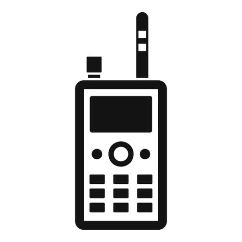 Premium Vector Talkie Radio Icon Simple Illustration Of Talkie Radio