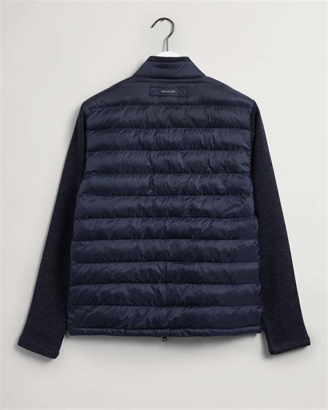 Gant Men S Mixed Media Light Padded Jacket Gant