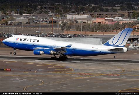 N199UA Boeing 747 422 United Airlines Josh Akbar JetPhotos