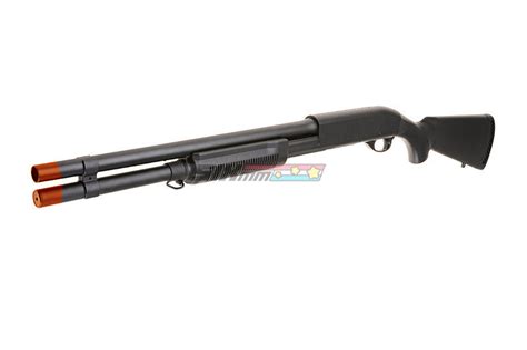 Cyma Full Metal M870 Tri Shot Cm350 W Long Barrel Full Size Sixmm