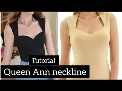 How To Cut Queen Ann Neckline In Just 5minutes Best Detailed Video