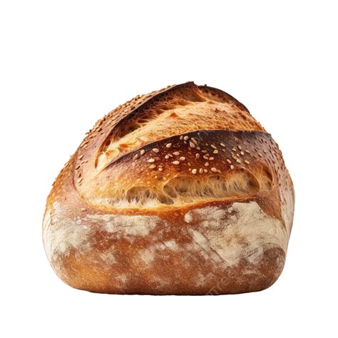 A Loaf Of Bread With A Crust Ai Generative Bread Loaf Crust Png