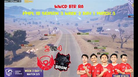 Wwcd Btr Ra Alien Vs Serigala Pmpl Id Season Week Day