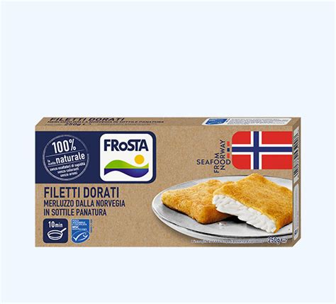 Filetti Dorati Merluzzo Dalla Norvegia In Sottile Panatura FRoSTA