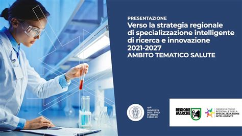 Verso La Strategia Regionale Di Specializzazione Intelligente Di