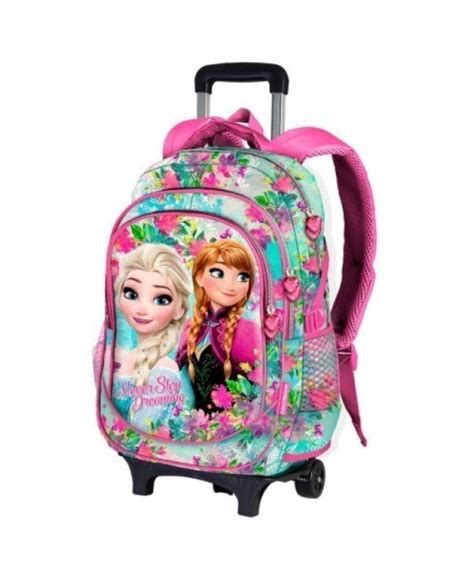 Trolley Mochila Escolar Cm Frozen Disney Never Stop Dreaming Loja