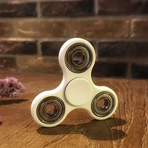 New Black Tri Spinner Fidgets Toy Plastic Edc Sensory Fidget