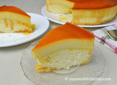 Steamed Custard Cake Yummy Kitchen